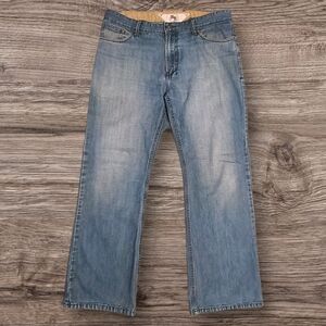 BFL Garett Men's Medium Wash Bootcut Denim Jeans- Size 34